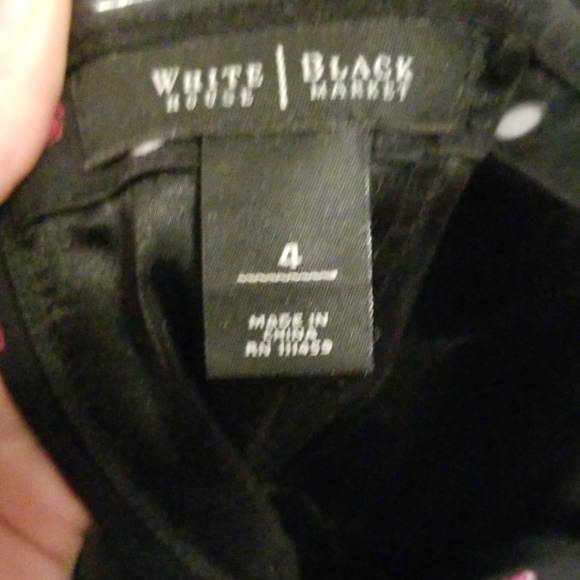 WHBM black, white and pink, corset top - Picture 4 of 7